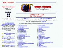 Tablet Screenshot of creative-trading.com
